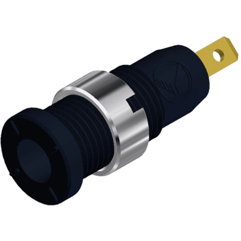 SKS Hirschmann MSEB 2610 F 2,8 Au Sicherheits-Laborbuchse Buchse, Einbau vertikal Stift-Ø: 2 mm Schw