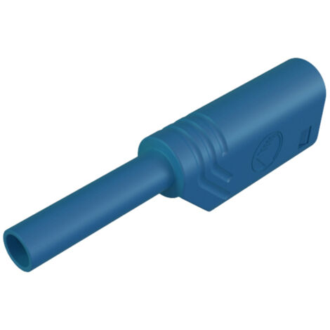 SKS Hirschmann MST S WS 30 Au Laborstecker Stecker, gerade Stift-Ø: 2 mm Blau 1 St.