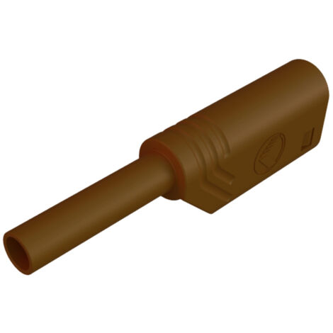 SKS Hirschmann MST S WS 30 Au Laborstecker Stecker, gerade Stift-Ø: 2 mm Braun 1 St.