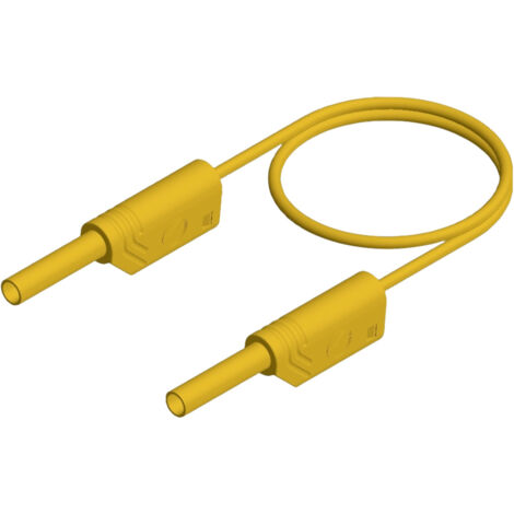 SKS Hirschmann MVL S 200/1 Au Sicherheits-Messleitung Lamellenstecker 2 mm Lamellenstecker 2 mm 2.00