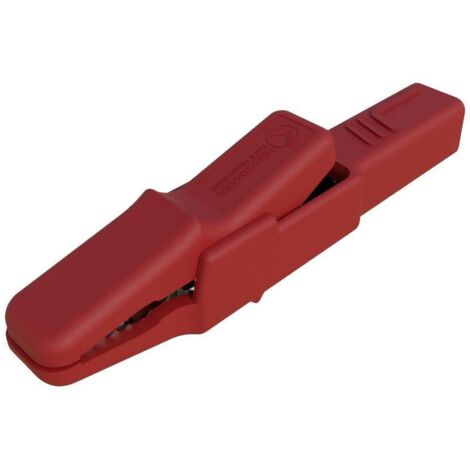 SKS Hirschmann Pince crocodile de sécurité rouge