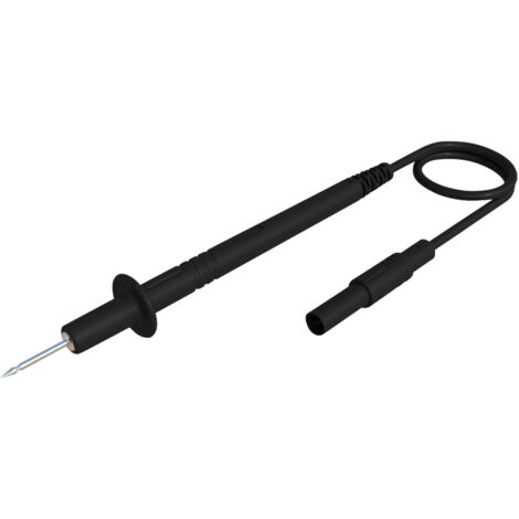 SKS Hirschmann PL 2700 S sw Messleitung Prüfspitze 4 mm-Stecker 1.00 m Schwarz 1 St.
