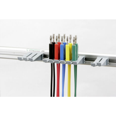 SKS Hirschmann PMS 4 LMLH Messleitungs-Set Lamellenstecker 4 mm Lamellenstecker 4 mm 1.00 m Schwarz,