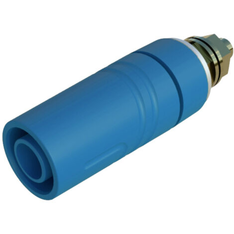 SKS Hirschmann SAB 2600 G M4 Au Sicherheits-Laborbuchse Buchse, Einbau vertikal Stift-Ø: 4 mm Blau 1