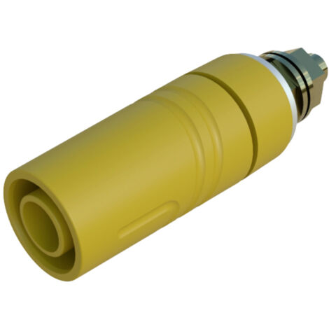 SKS Hirschmann SAB 2600 G M4 Au Sicherheits-Laborbuchse Buchse, Einbau vertikal Stift-Ø: 4 mm Gelb 1