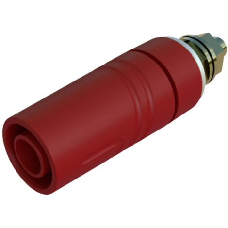 SKS Hirschmann SAB 2600 G M4 Au Sicherheits-Laborbuchse Buchse, Einbau vertikal Stift-Ø: 4 mm Rot 1