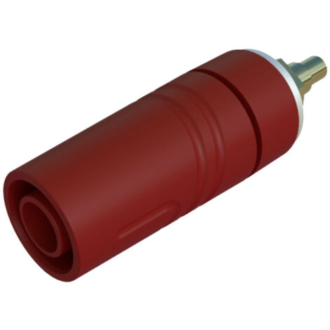 SKS Hirschmann SAB 2640 LK Au Sicherheits-Laborbuchse Buchse, Einbau vertikal Stift-Ø: 4 mm Rot 1 St