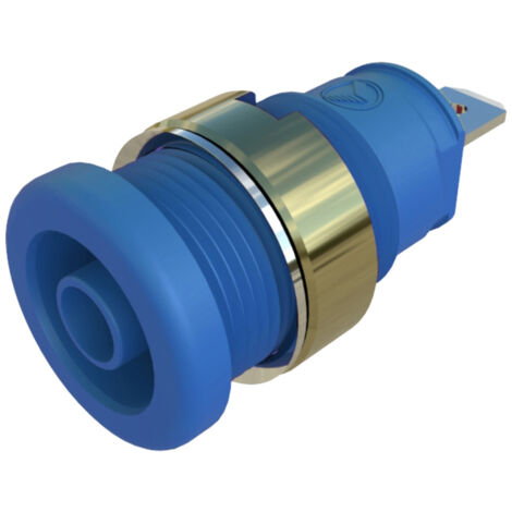 SKS Hirschmann SEB 2610 F4,8 Ni blau Sicherheits-Einbaubuchse   Blau 1 St.