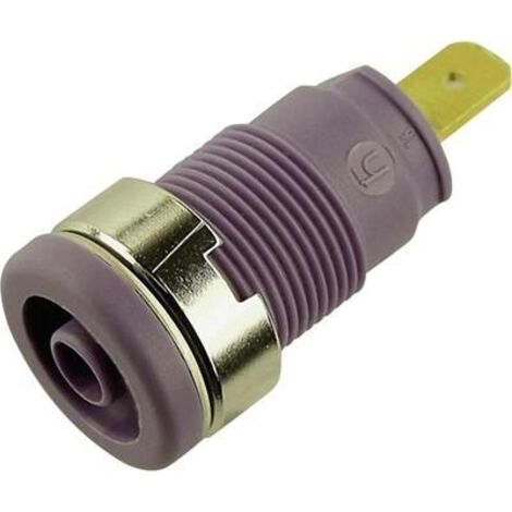 SKS HIRSCHMANN SEB 2610 F4,8 PRESA DI SICUREZZA DA LABORATORIO PRESA VERTICALE Ø PERNO: 4 MM VIOLETTO 1 PZ.