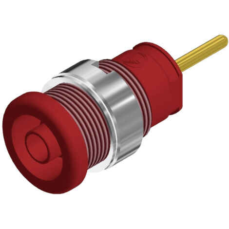 SKS Hirschmann SEB 2630 S1,9 Sicherheits-Laborbuchse Buchse, Einbau vertikal Stift-Ø: 4 mm Rot 1 St.