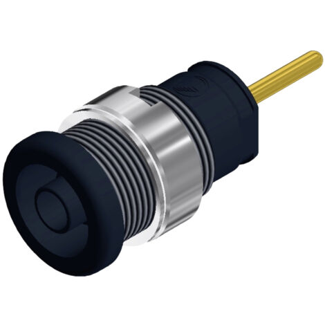 SKS Hirschmann SEB 2630 S1,9 Sicherheits-Laborbuchse Buchse, Einbau vertikal Stift-Ø: 4 mm Schwarz 1