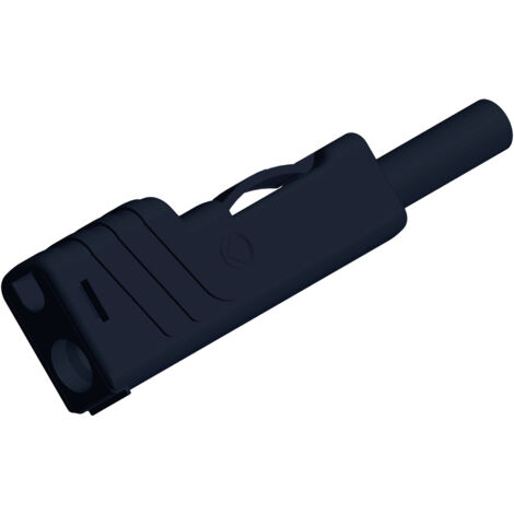 SKS Hirschmann SLS 200 Laborstecker Stecker, gerade Stift-Ø: 4 mm Schwarz 1 St.