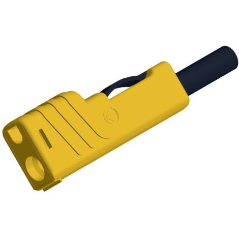SKS Hirschmann SLS 200 Spina da laboratorio Spina dritta Ø perno: 4 mm Giallo 1 pz.