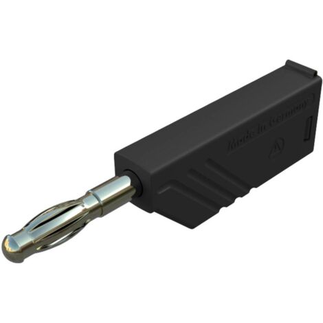 SKS Hirschmann Spina banana maschio 4 mm nera