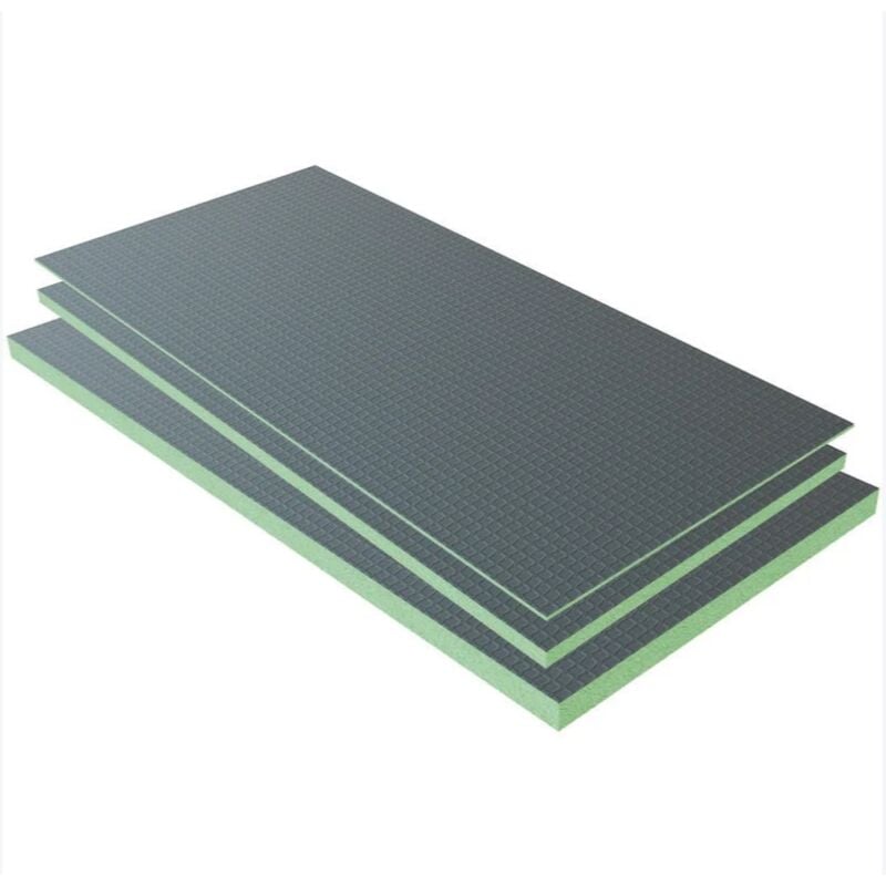 1250x600mm Tile Backer Board Cement Coated Insulation Underfloor Heating WetRoom - Sky Bathroom