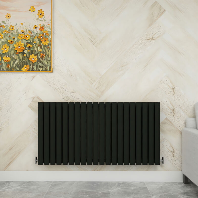 Image of Sky Bathroom - 600x1180mm Black Double&hellip;