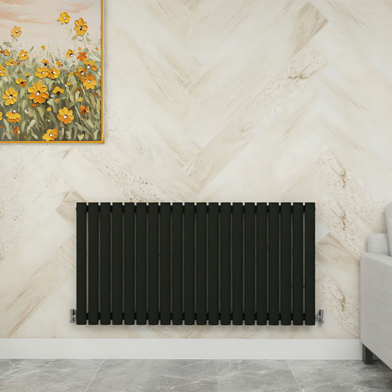 Image of Sky Bathroom - 600x1180mm Black Single&hellip;