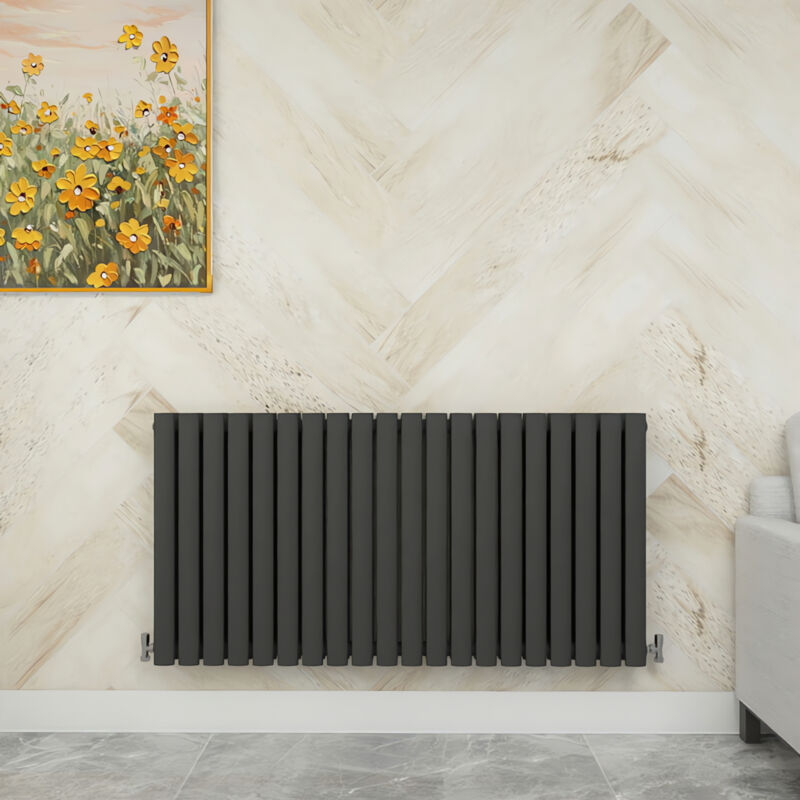 Image of Sky Bathroom - 600x1180mm Anthracite Double&hellip;