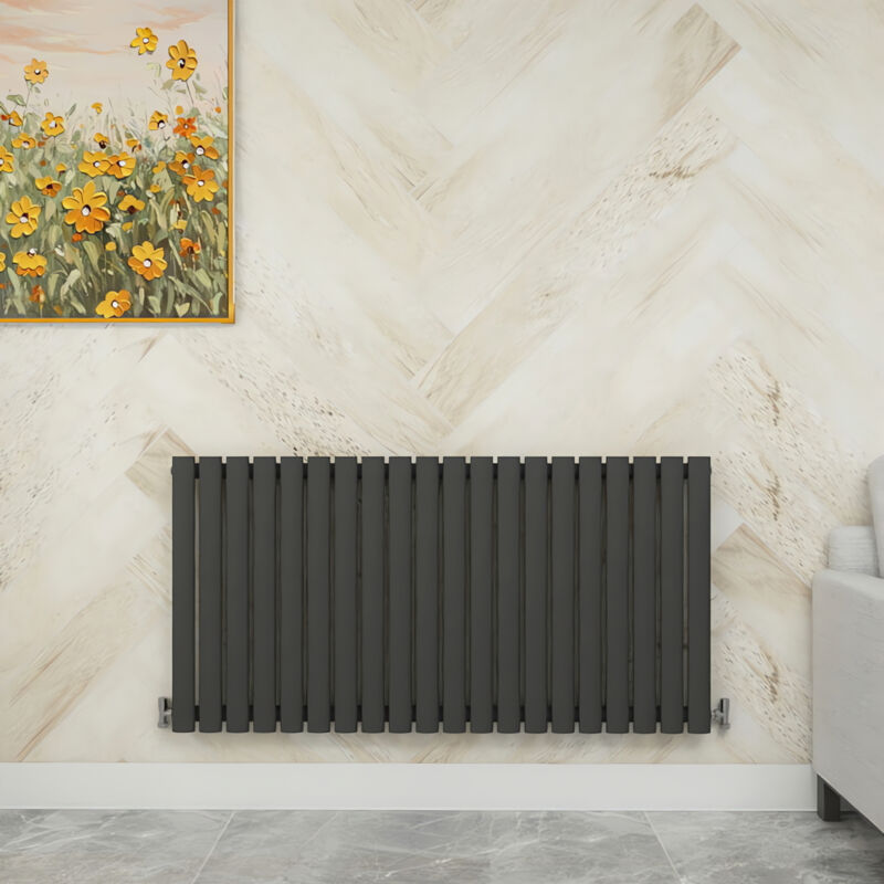 Image of Sky Bathroom - 600x1180mm Anthracite Single&hellip;