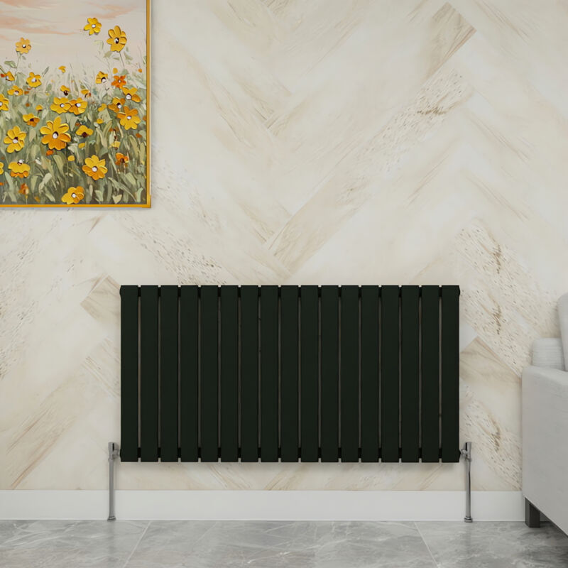 Image of SKY Bathroom 600x1156mm Single Black Horizontal&hellip;