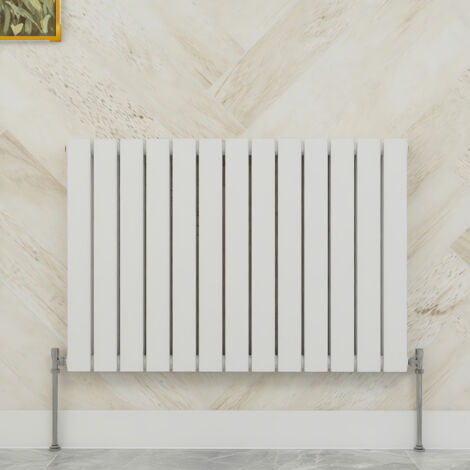 SKY Bathroom 600x884mm  Double White Horizontal Flat Panel Radiator Designer Central Heating Radiator