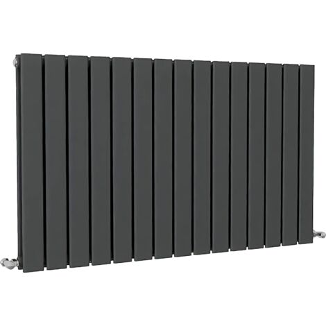 SKY Bathroom Flat Panel Radiator Horizontal 600x1020mm Double Anthracite