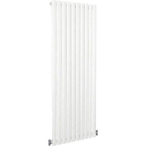 SKY Bathroom Oval Column Radiator Vertical 1600x590mm Single White