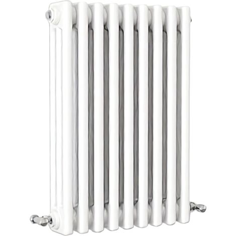 SKY Bathroom Traditional Cast Iron Style Radiator 3 Column White 600x425mm