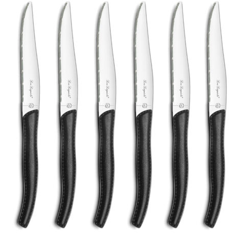 Sky - Coffret 6 couteaux steak Noir