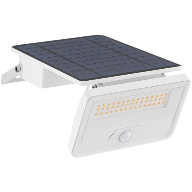 Sky Solar Sensor - Lampe solaire LED avec détecteur mouvement et de crépuscule, 8 W, 1600 lm, 4000K, IP54 - Beneito Faure - Blanc Sky Solar Sensor - Lampe solaire LED avec détecteur mouvement et de crépuscule, 8 W, 1600 lm, 4000K, IP54 - Beneito Faure - Blanc