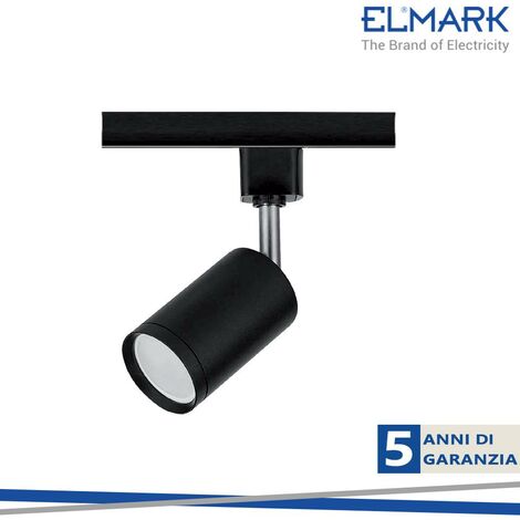 SKY TL2032 PROIETTORE PER SISTEMA A BINARIO GU10 2 LINEE D55X84X162 NERO