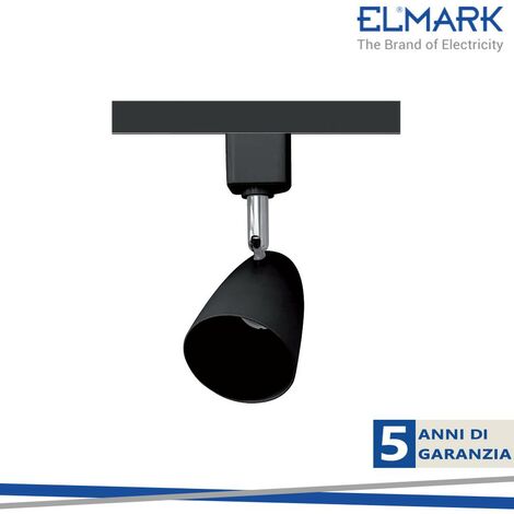SKY TL2044 PROIETTORE PER SISTEMA A BINARIO GU10 2 LINEE D56X86X135 NERO