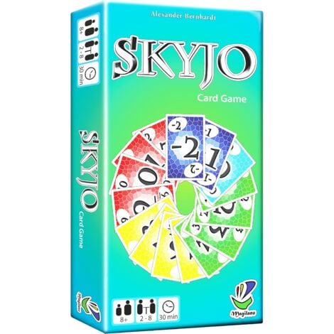 LEMAX SKYJO, von Magilano – Das brandneue Karten-/Brettspiel für Jung und Alt, um Spaß zu haben und lustige Abende mit Freunden und Familie zu verbringen