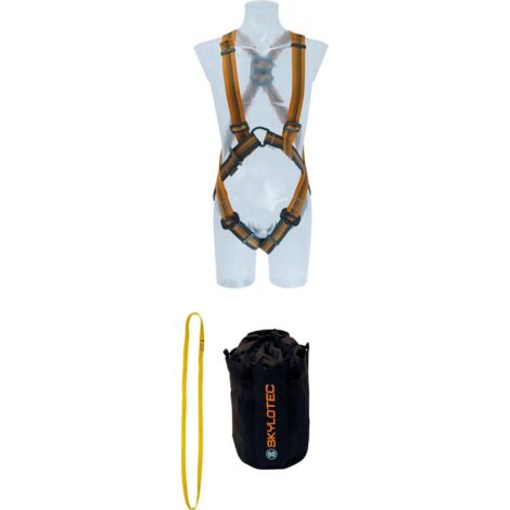SKYLOTEC Set Basic Arg 30,Rope Bag Ergogrip Sk16,Loop 35kN