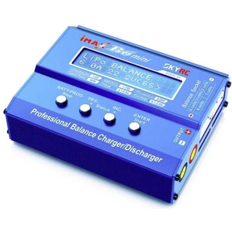 SKYRC B6 Mini Caricabatterie multifunzione per modellismo 6 A LiPo, LiFePO, LiIon, NiMH, NiCd, Piombo
