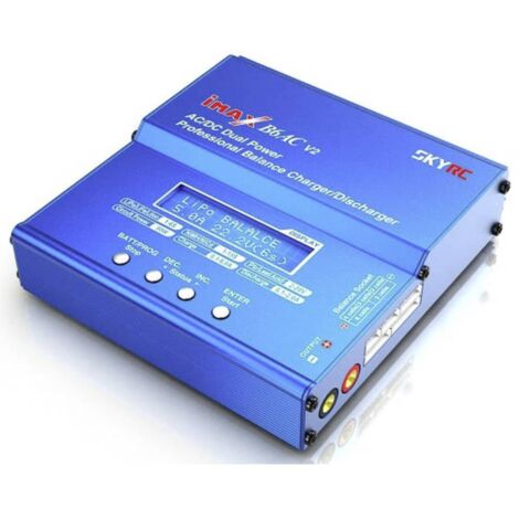 SKYRC B6AC V2 Caricabatterie multifunzione per modellismo 6 A LiPo, LiFePO, LiIon, NiMH, NiCd, Piombo