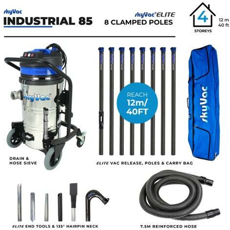 SKYVAC 85 INDUSTRIAL 8 POLE (12m/40ft)240V