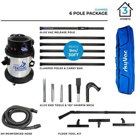 SKYVAC Atom Sonic 6 POLE (9m/30ft) 240V