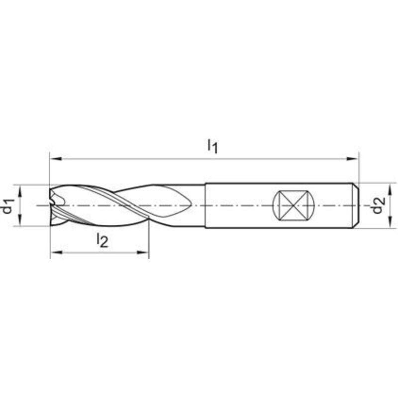 SL-Fraise 6527 VHM FIRE 9mm Z 3 Guhring