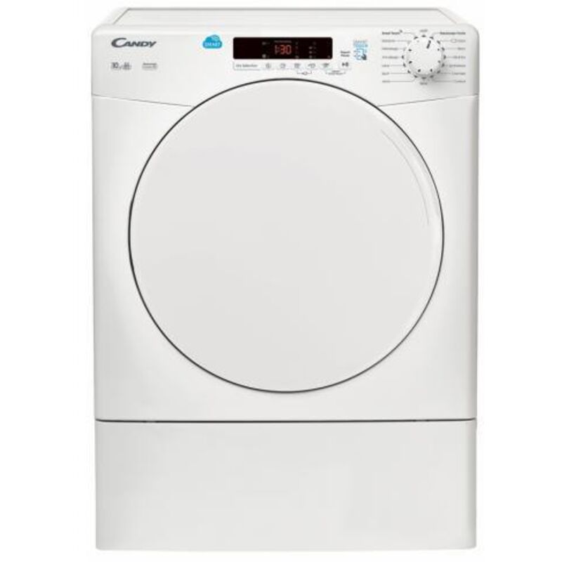 Candy - Smart cse V10DF-47 sèche-linge Pose libre Charge avant 10 kg c Blanc