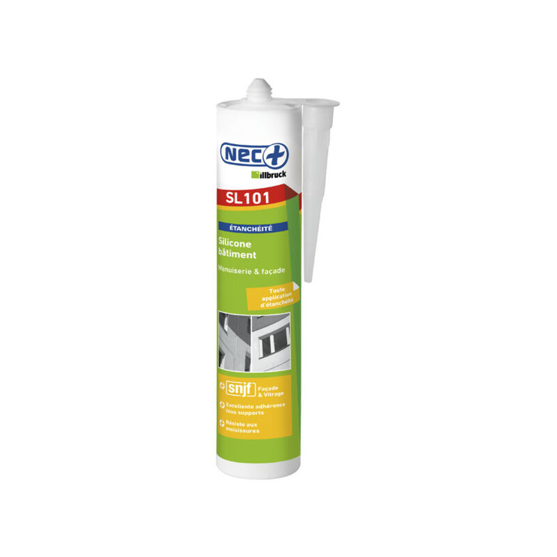Mastic silicone bâtiment anthracite FA101 - 310 ml