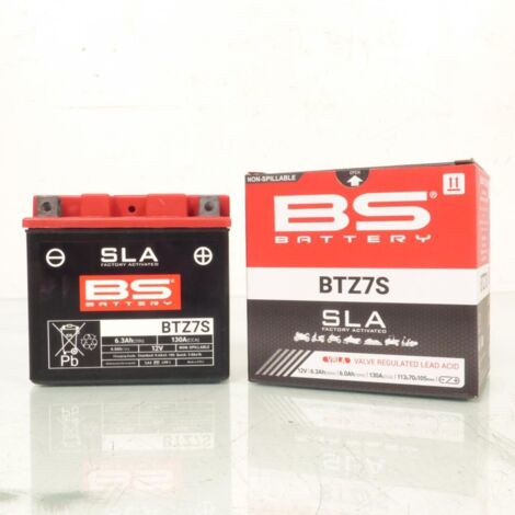 SLA-Batterie BS Batterie für Motorrad Yamaha 250 WRX 2008 bis