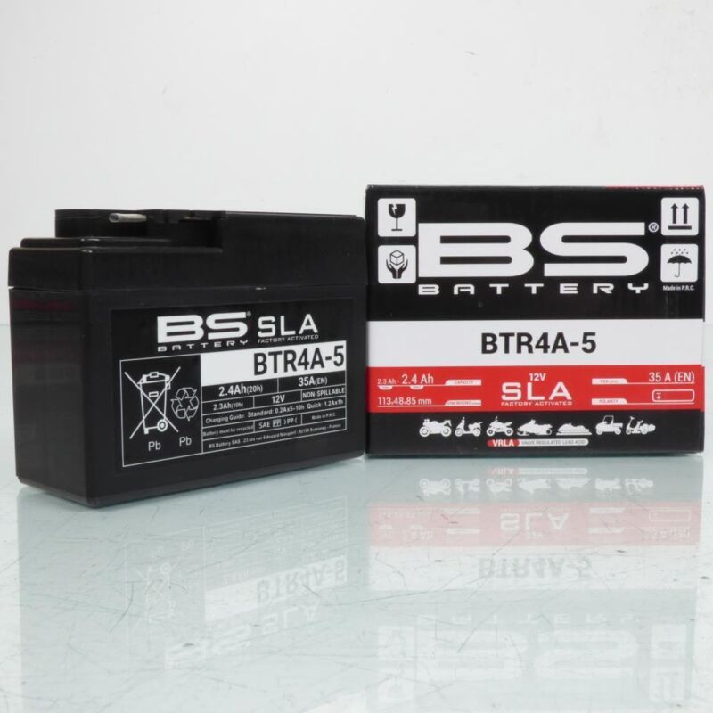 Bs Battery Sla-bs-batterie Für Honda 50 Sj Bali Roller, Baujahre 1993 Bis