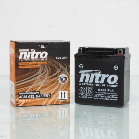 SLA-Nitro-Batterie für Yamaha 125 DT-Motorräder nach 1982 YB3L