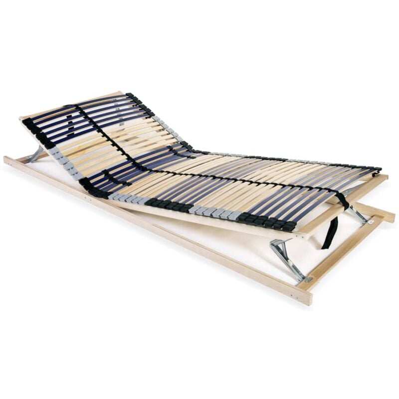 Vidaxl - Slatted Bed Base without Mattress with 42 Slats 7 Zones 70x200 cm