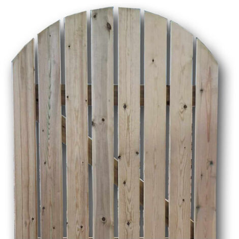 Slatted Picket Gate - Timber - L4 x W90 x H100 cm - Fully Assembled