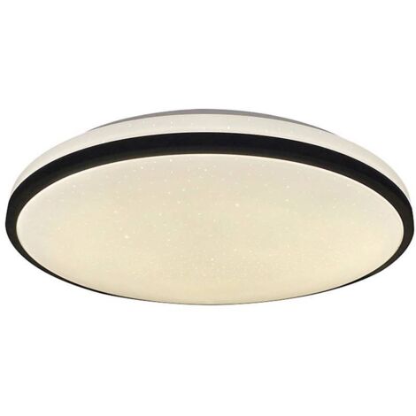 SLAVA, BATHROOM CEILING LAMP, BLACK, WHITE STARRY, BUILT-IN