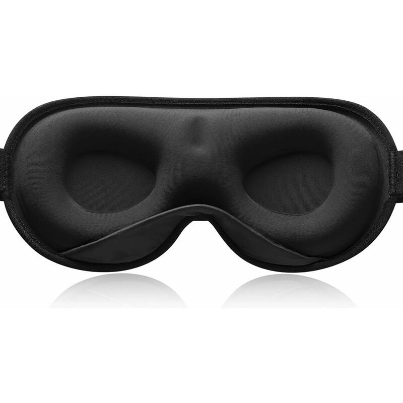 Sleep Mask, Women Men 3D Weighted Eye Mask Blocking Lights Sleeping Mask, Relieve Stress, Headache Eye Cover Adjustable Strap,120g Blindfold for
