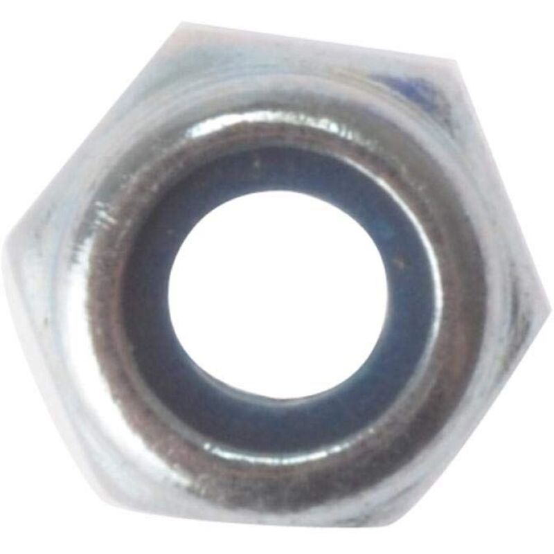 Forgefix - 50NYLOC12 Hexagon Nut & Nylon Insert zp M12 Bag 50 FORNYLOC12G