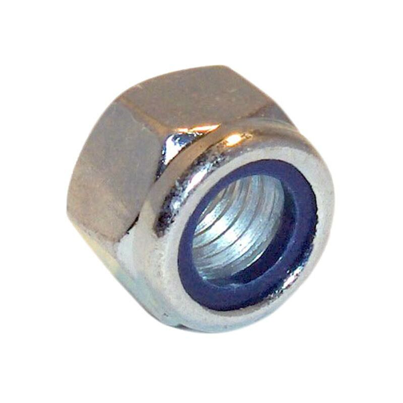 Forgefix - 10NYLOC20 Hexagon Nut & Nylon Insert zp M20 Bag 10 FORNYLOC20M